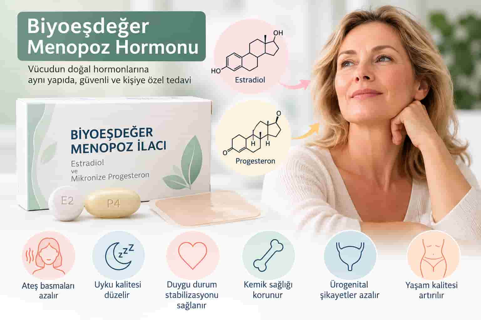 Biyoeşdeğer Hormon Tedavisi Nedir? Menopozda Faydaları, Riskleri ve Güvenliği